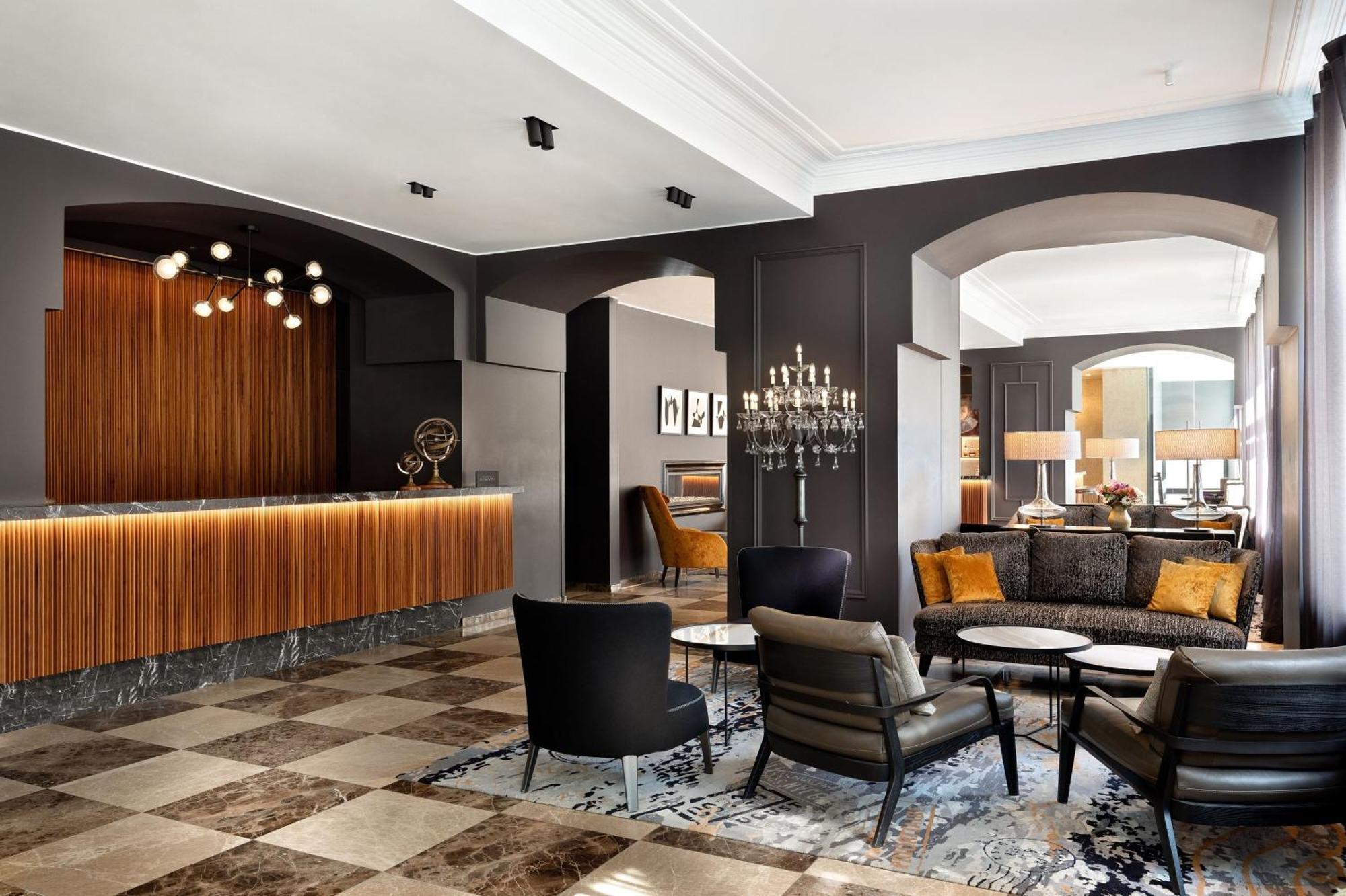 Hotel Telegraaf, Autograph Collection Tallinn Ngoại thất bức ảnh The lobby of the hotel