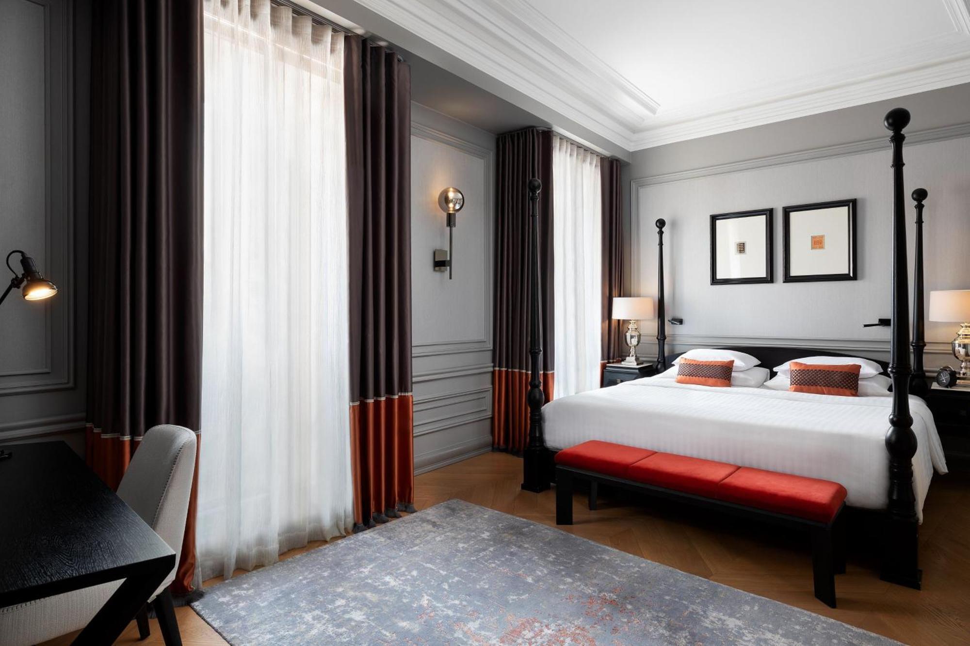 Hotel Telegraaf, Autograph Collection Tallinn Ngoại thất bức ảnh A bedroom at the hotel